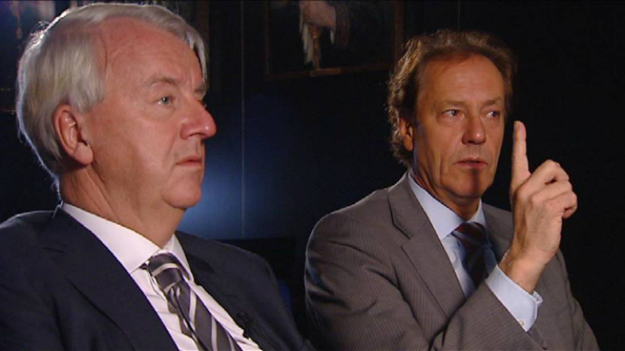 Peter Noordanus en Rob van Gijzel. (Archiefbeeld)