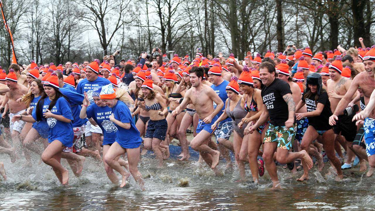 Meer dan 20 nieuwjaarsduiken in Brabant (foto: Karin Kamp)