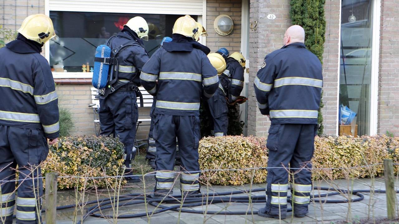 De woonkamer liep de meeste schade op (foto: FPMB / Erik Haverhals).