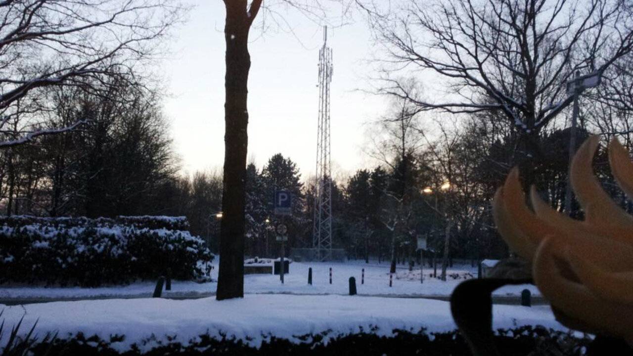 De veelbesproken gsm-mast aan de Zundertseweg in Etten-Leur.