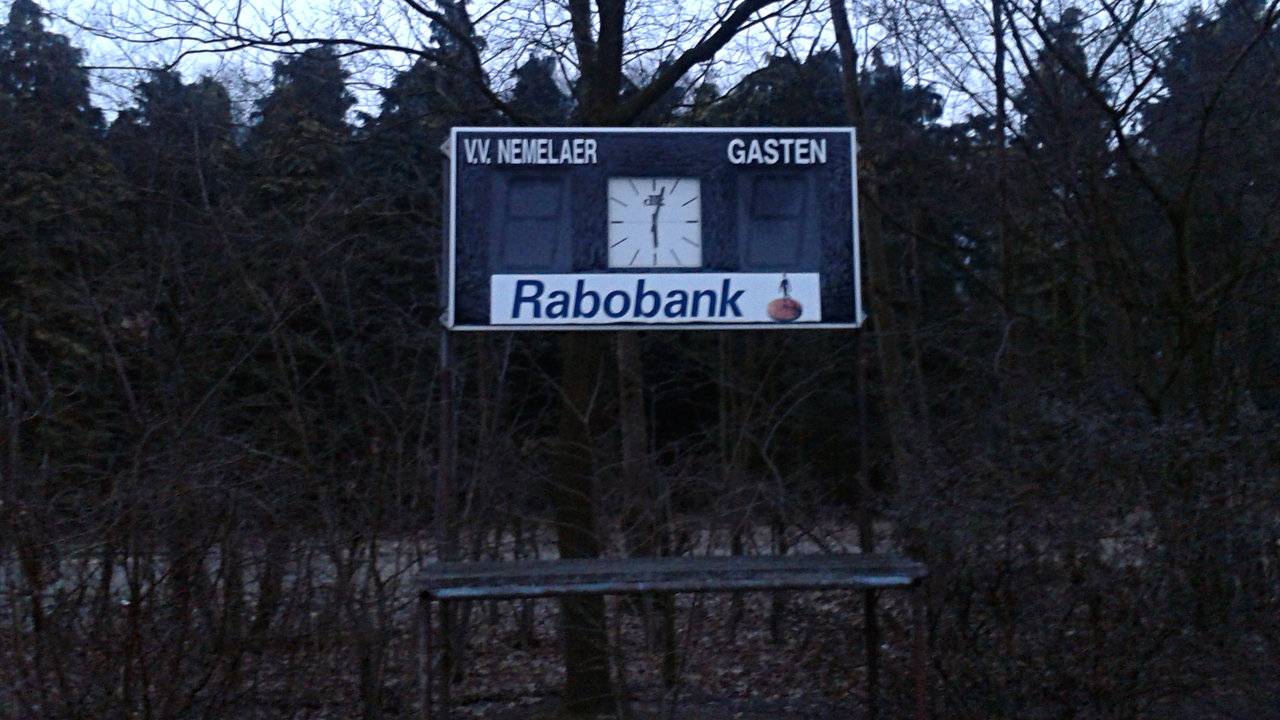 Het scorebord van Nemelaer