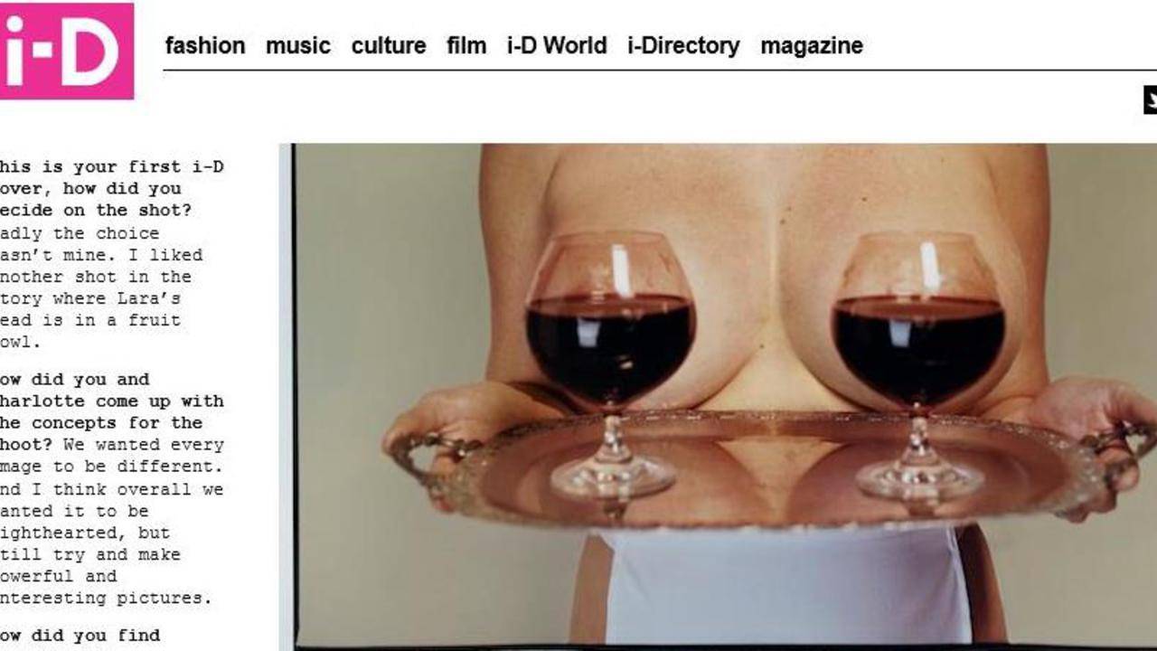 Lara Stone in i-D Magazine (foto: i-D Magazine).