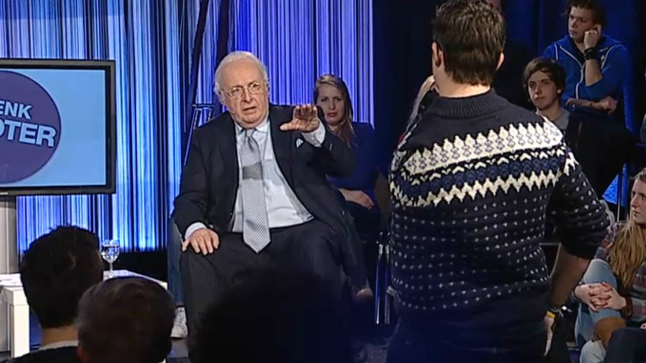 Mart Smeets bij het Denk Groter Debat.