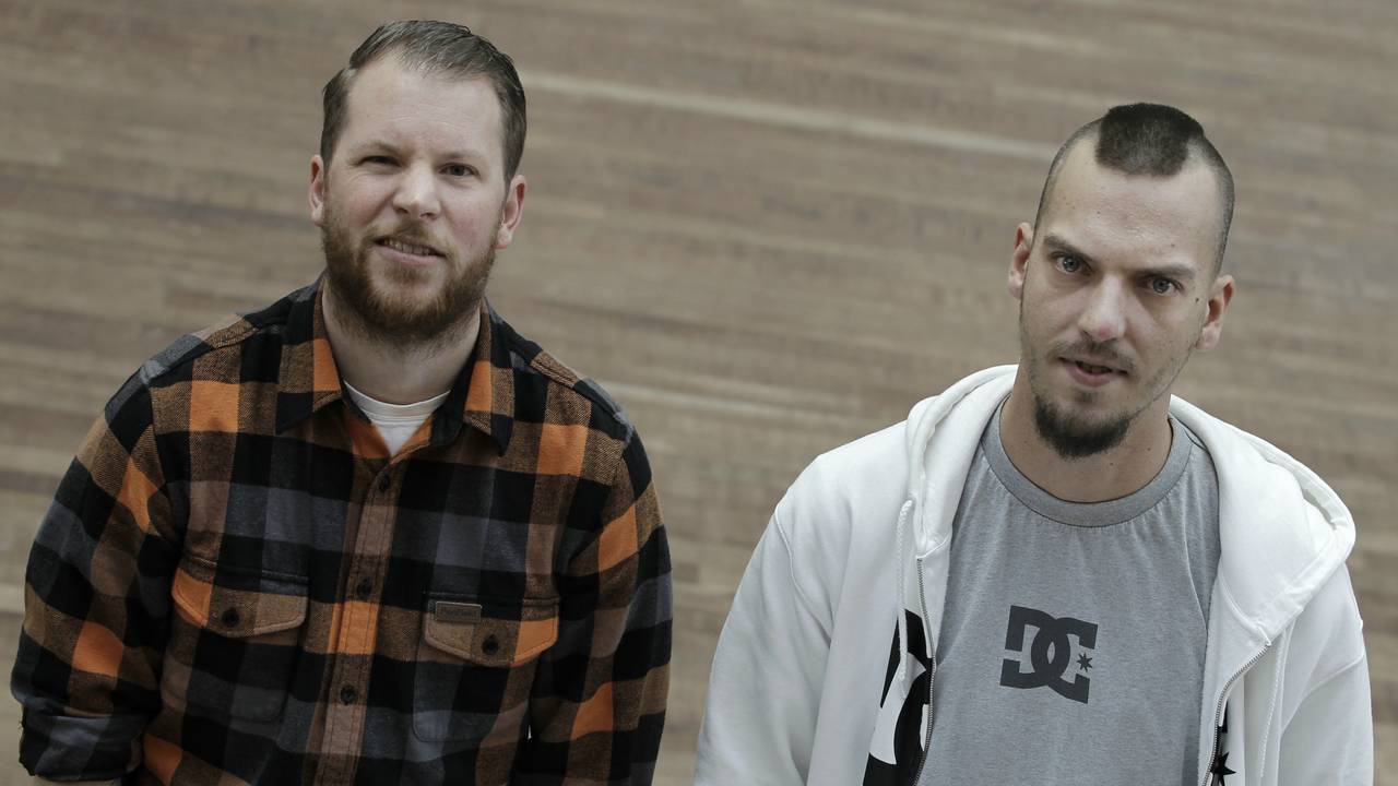Makers Steffen (links) en Flip (foto: ANP).