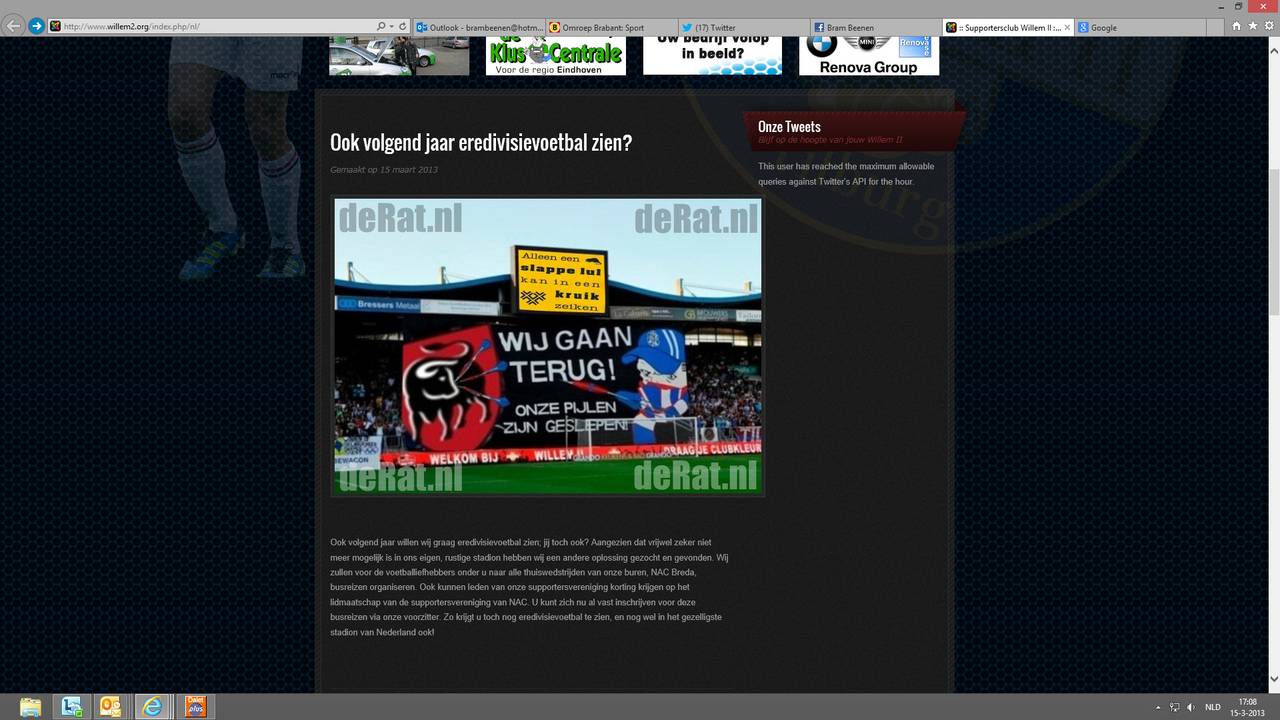 NAC-supporters nemen wraak door website te hacken
