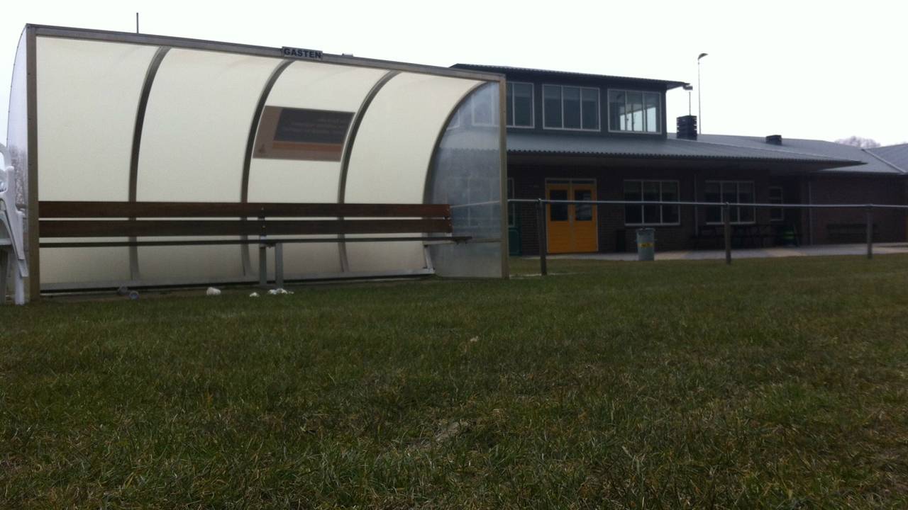 De dug-out waar Tijn Cuppen werd getrapt