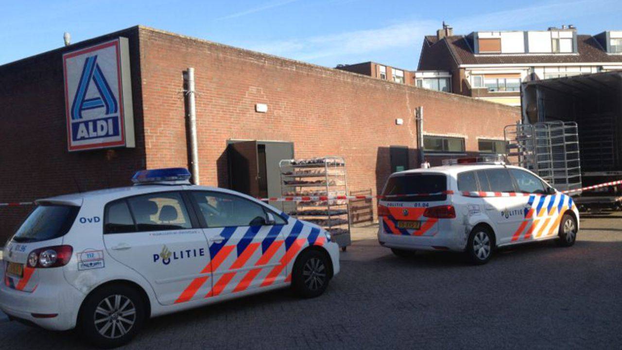 Overval op winkel Aldi in Roosendaal.