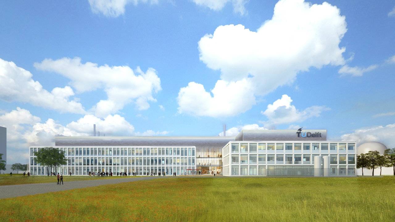 Het nieuwe pand van de TU Delft (Foto: TU Delft)