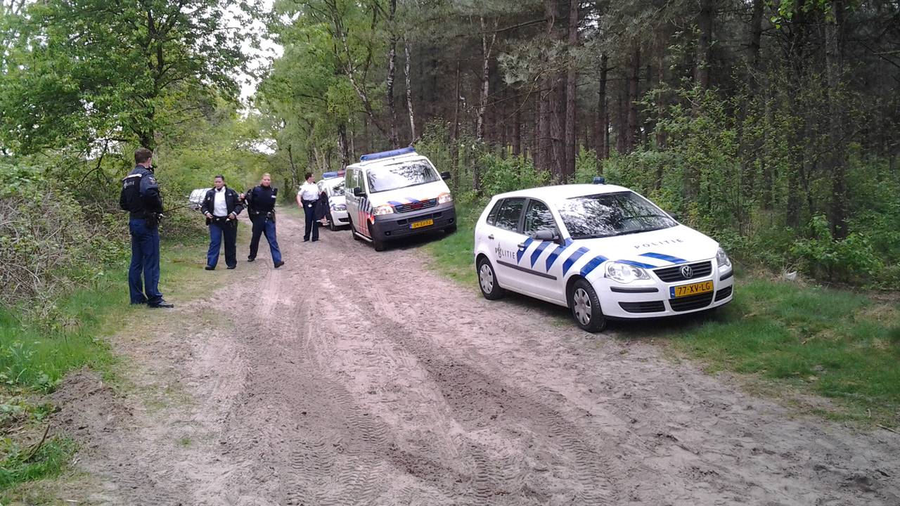 Het bos waar Ger Duijf dood werd gevonden. (Foto: Toby de Kort/MMM)