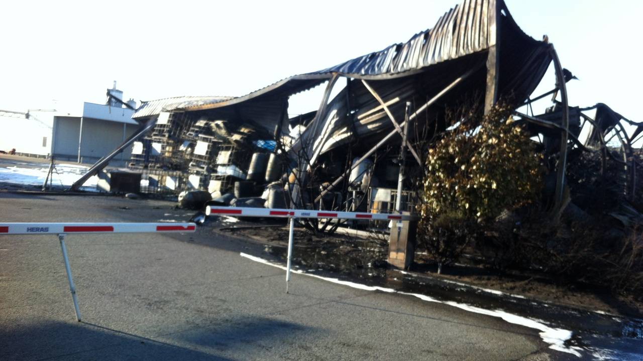 Dag na de brand bij ELD (Foto: Pieter Bremer)