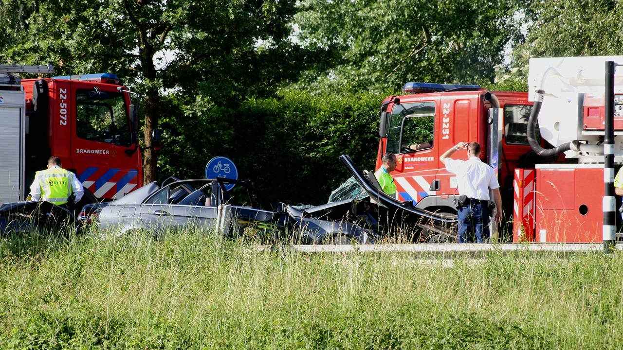 De weg was tot tien uur 's morgens afgesloten. (Foto: Tom Swinkels/Gwingo)