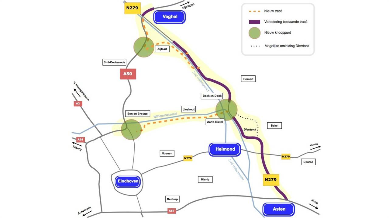 Plan voor de 'Ruit' bij Eindhoven