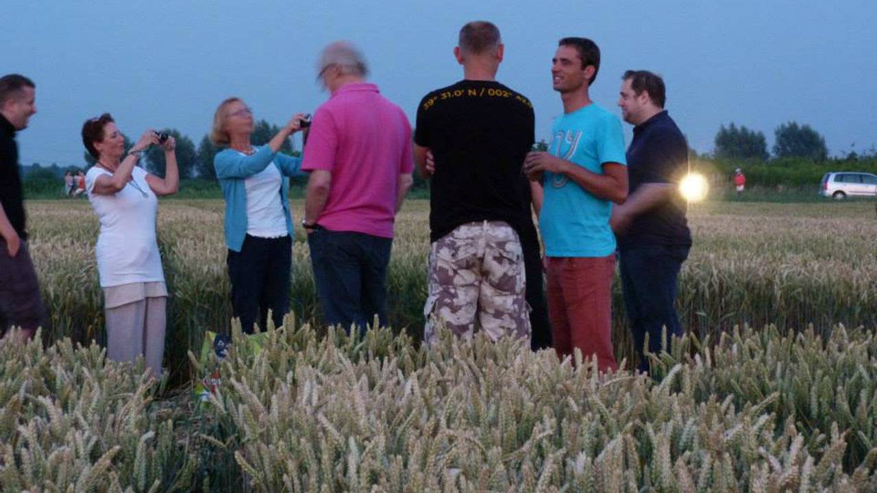 De graancirkel in Hoeven