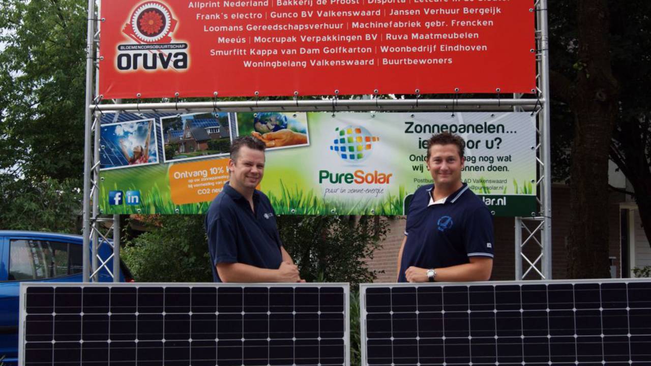 Buurtschap Oruva bouwt zuinig