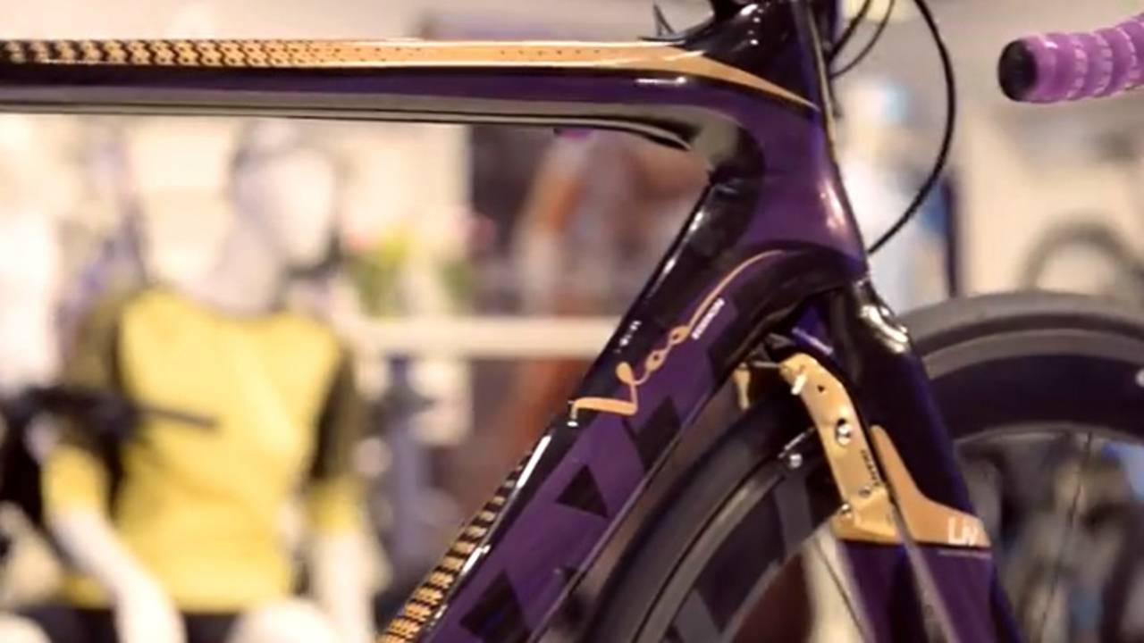 De Marianne Vos-fiets. (Beeld: Youtube/Giantbenelux)