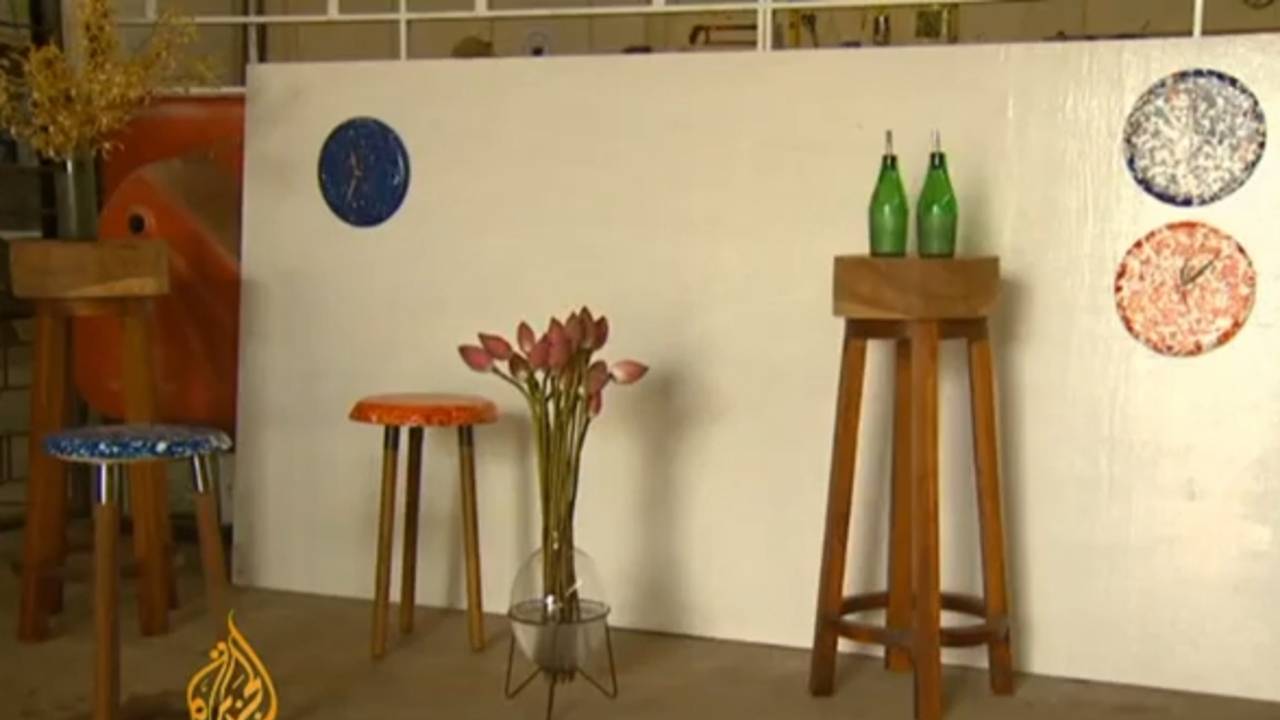 Een paar van de ontwerpen. (Beeld: Youtube/AlJazeeraEnglish)