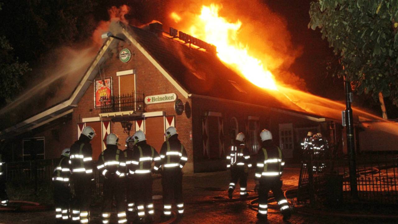 Het pand ging geheel verloren