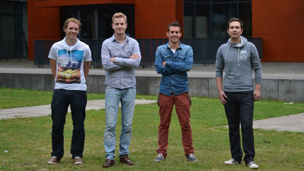 De vier Fontys studenten (Foto: dutch-design-initiative.com)