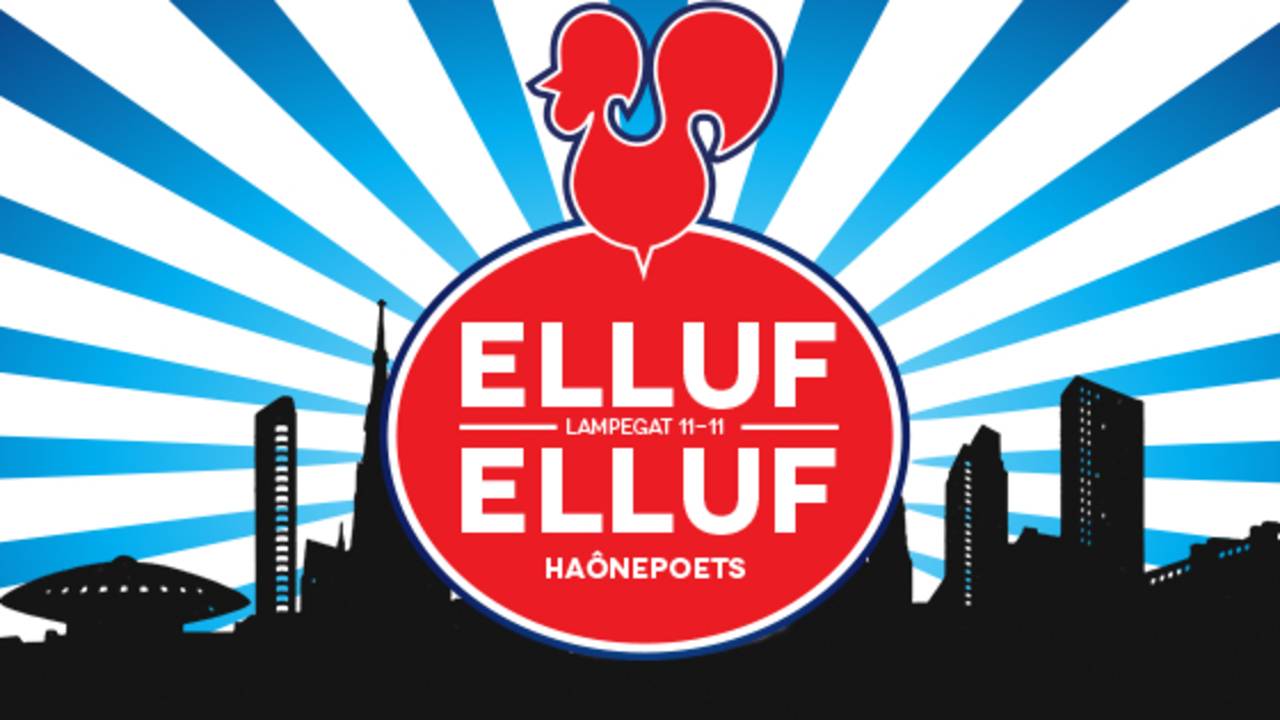 De poster van het Elluf Elluf feest