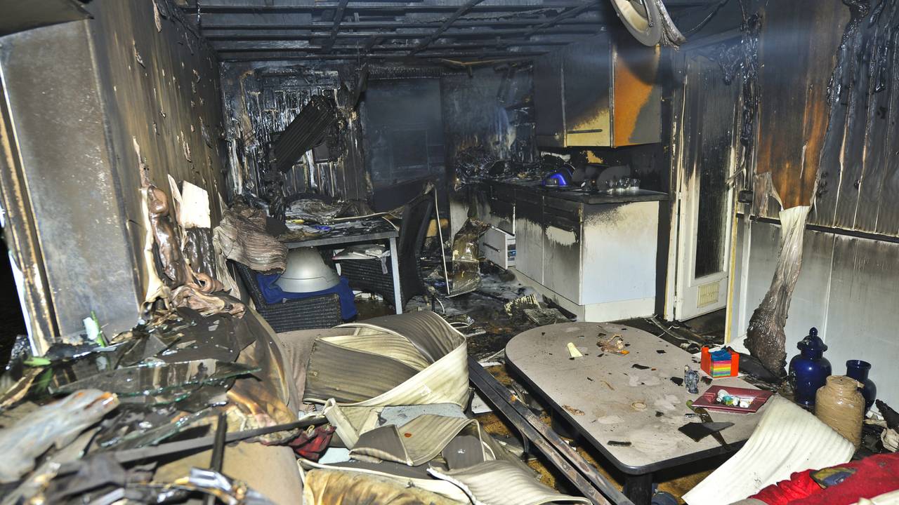 Flinke ravage door brand (foto: Rico Vogels/SQ Vision)
