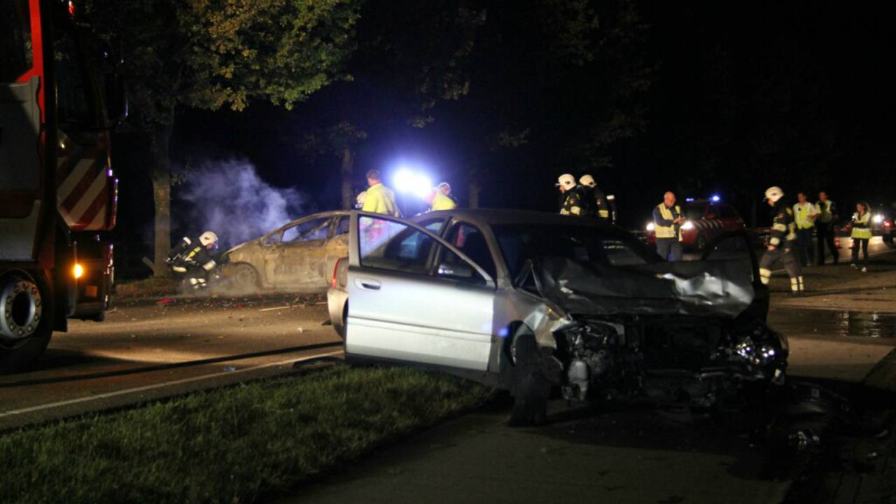 Bij de botsing kwamen twee jongen vrouwen om.