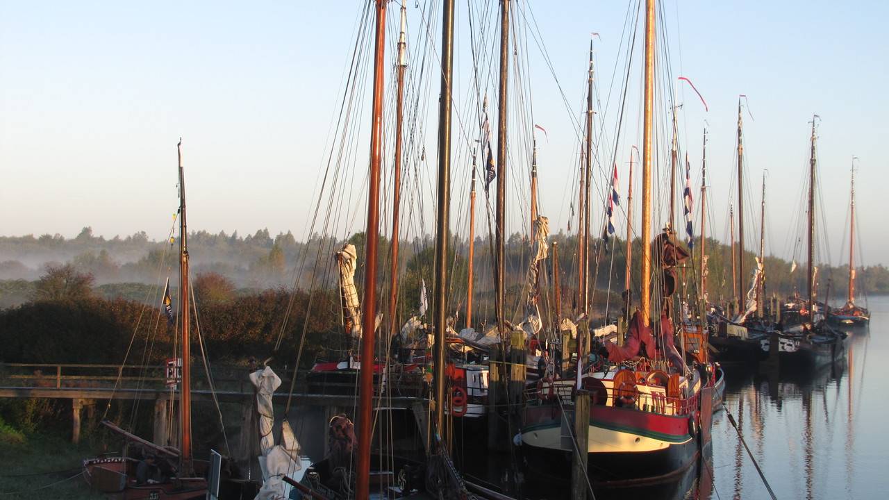 De sluis bij Benedensas is het eerst aan de beurt