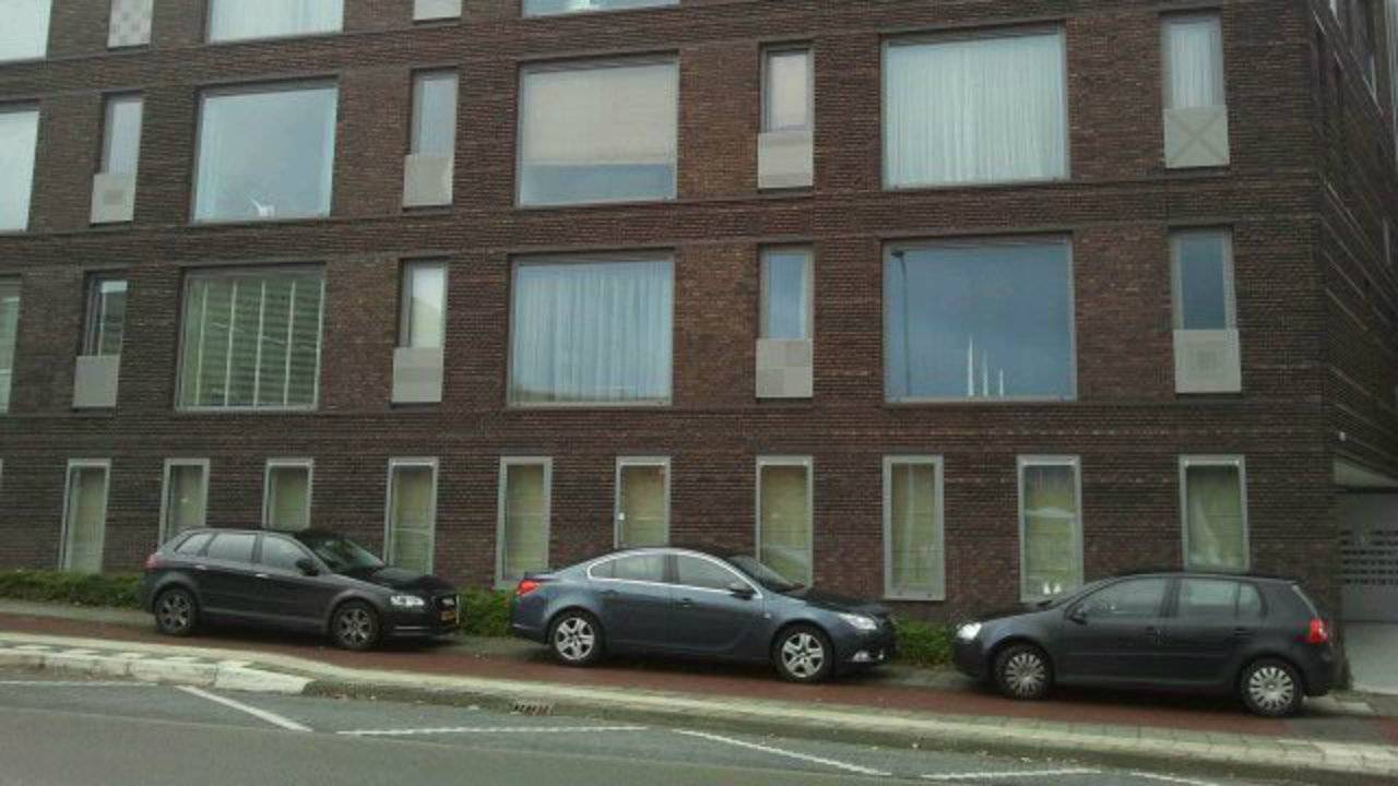Het pand in Eindhoven waar de inval plaatsvond