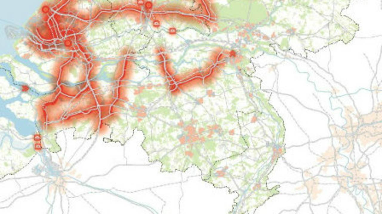 Verkeer op Brabantse wegen loopt vast (Bron: EVO)