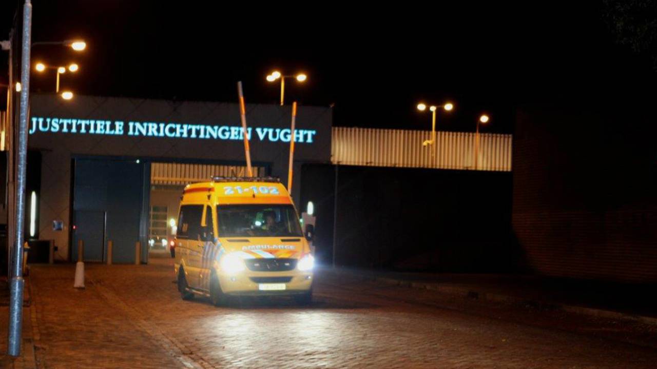 Gewonde door celbrand Vught (foto: Bart Meesters/Meesters Multi Media)