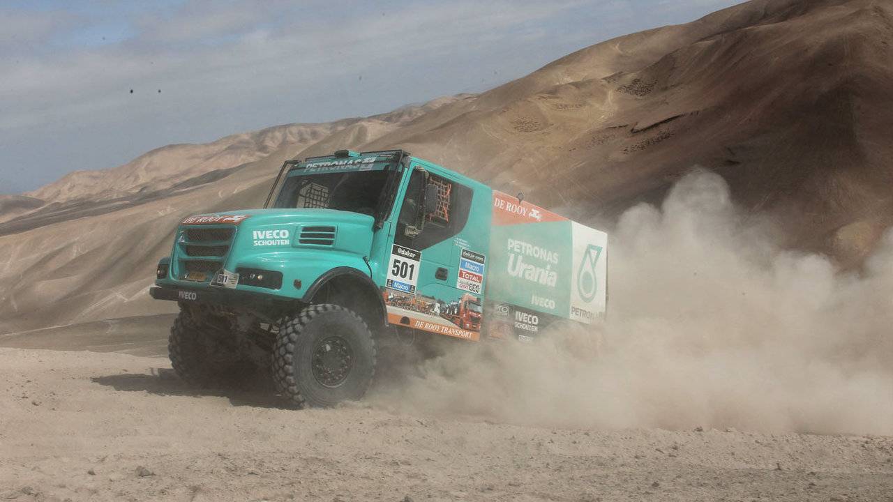 Gerard de Rooy geldt als kanshebber op de eindoverwinning in het vrachtwagenklassement.