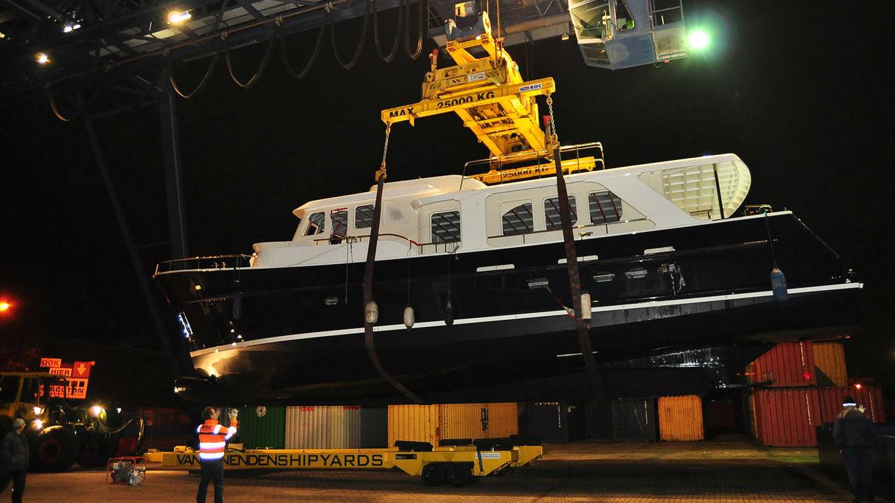 Het jacht (foto: FPMB/Marvin Doreleijers)