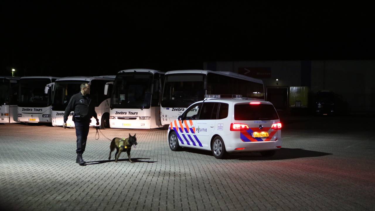 Zoektocht naar verdachten in Bergen op Zoom (Foto: Remco de Ruijter) 