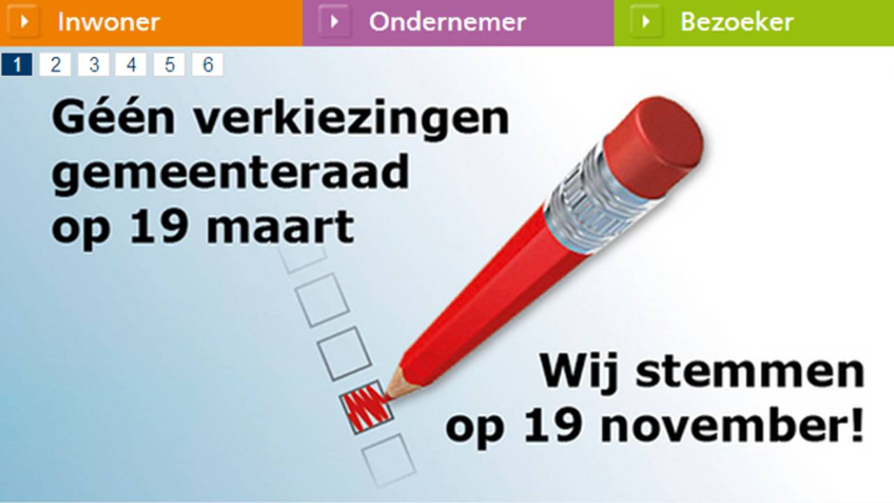 Volgende week geen verkiezingen in Den Bosch (bron: s-hertogenbosch.nl)