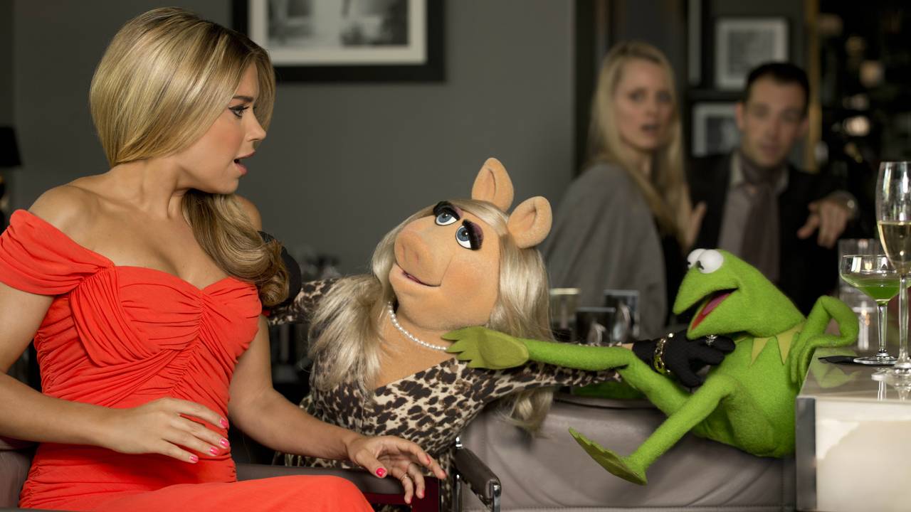 Miss Piggy en Sylvie Meis strijden om de hand van Kermit