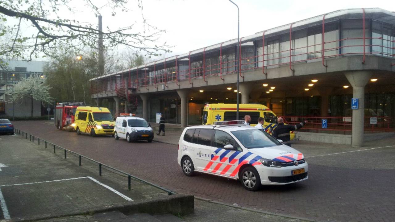 Gebouw TU/e ontruimd (Foto: Fons Hendriks)