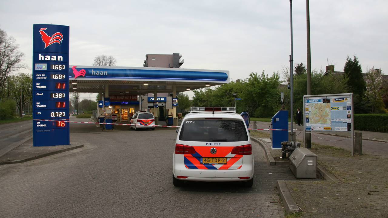 Tankstation overvallen in Eindhoven: dader vlucht met geldbedrag