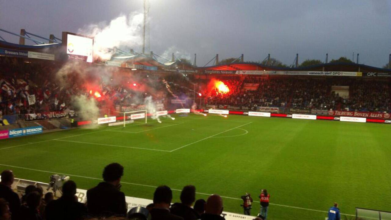 Twaalf fans van Willem II zijn opgepakt