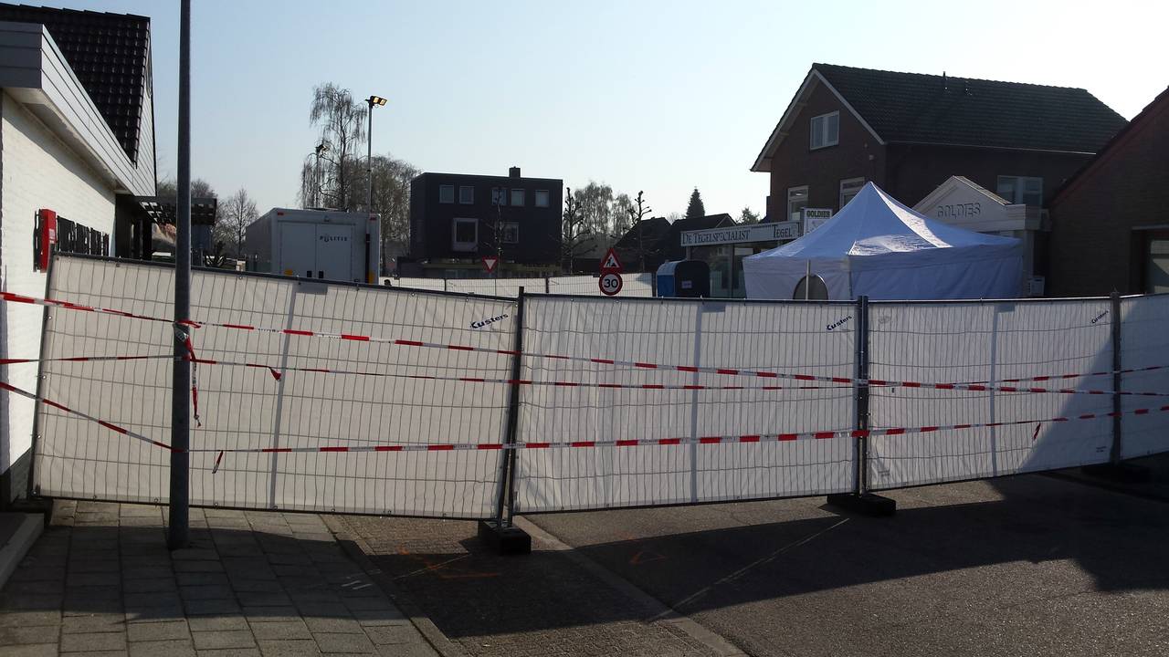 Deurne een dag na de overval