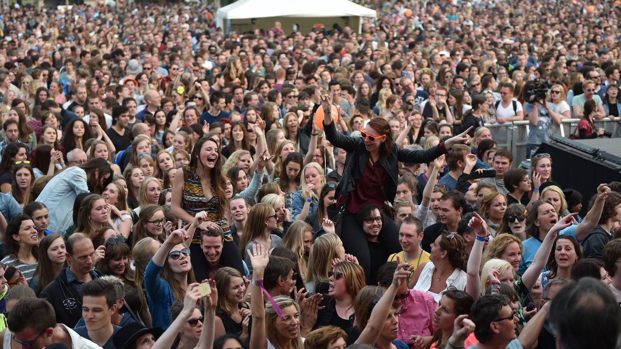 Veel publiek bij bevrijdingsfestival Den Bosch  (foto: Henk van Esch)