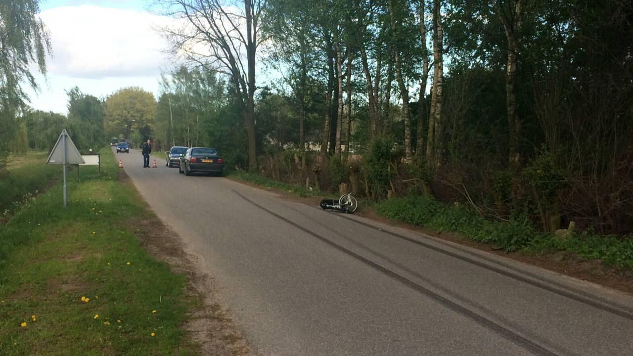 Ligfietser overleden (Foto: Toby de Kort)