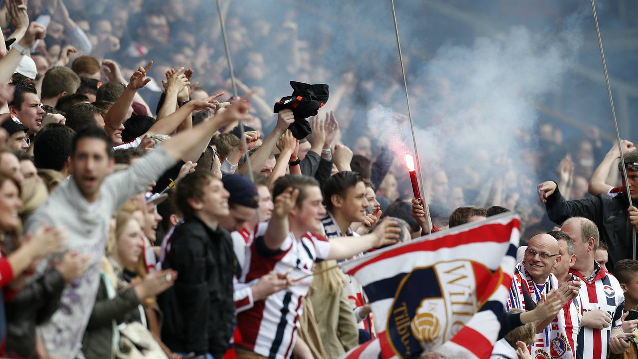 Spelersgroep Willem II bedankt supporters voor steun