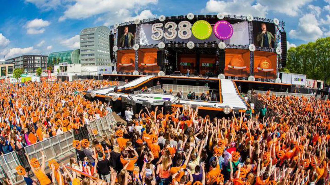 538 Koningsdag op het Chasséveld in Breda (Foto: Radio 538)