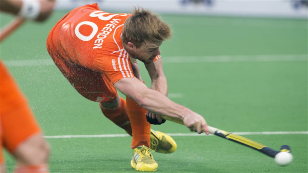 Mink van der Weerden is het 'kanon van Oranje' (foto: ANP)