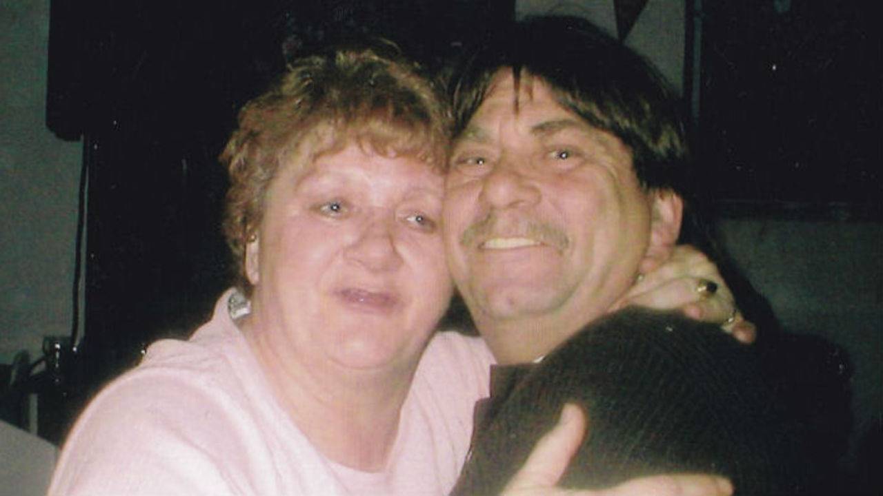 Martina met haar inmiddels overleden partner Christ