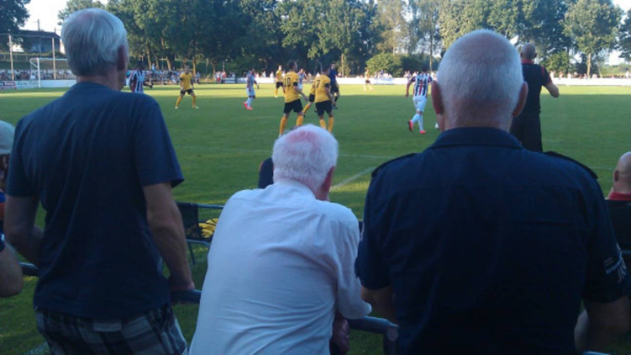 Het oefenduel werd goed bezocht (Foto: Peter de Bekker)