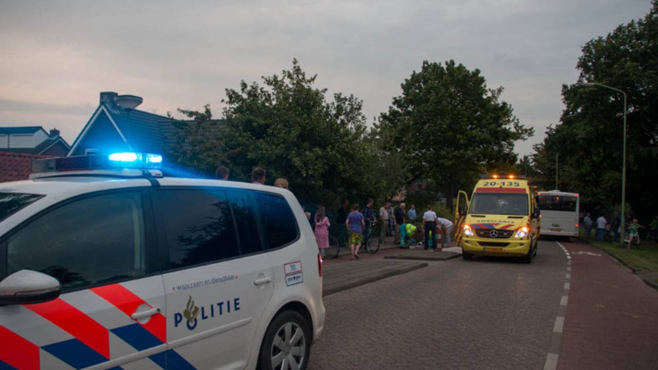 Ongeval in Werkendam (foto: Niek van Oost / FPMB)