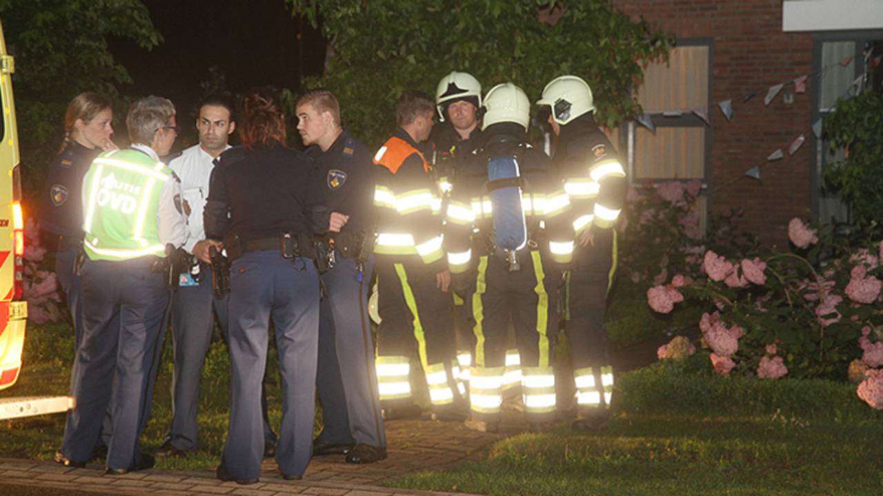Hulpdiensten ter plekke (foto: Marco van den Broek / SQ Vision)