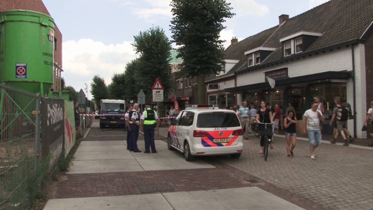 Geldwagen gestrand in Uden (foto: AS Media)