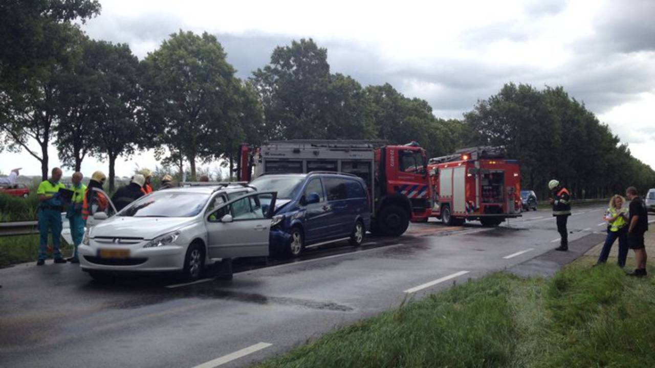 Ongeval in Lierop (foto: Sem van Rijssel / SQ Vision)