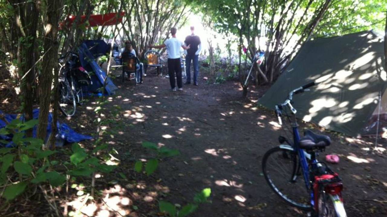 Daklozen mogen ook niet kamperen op terrein TU/E